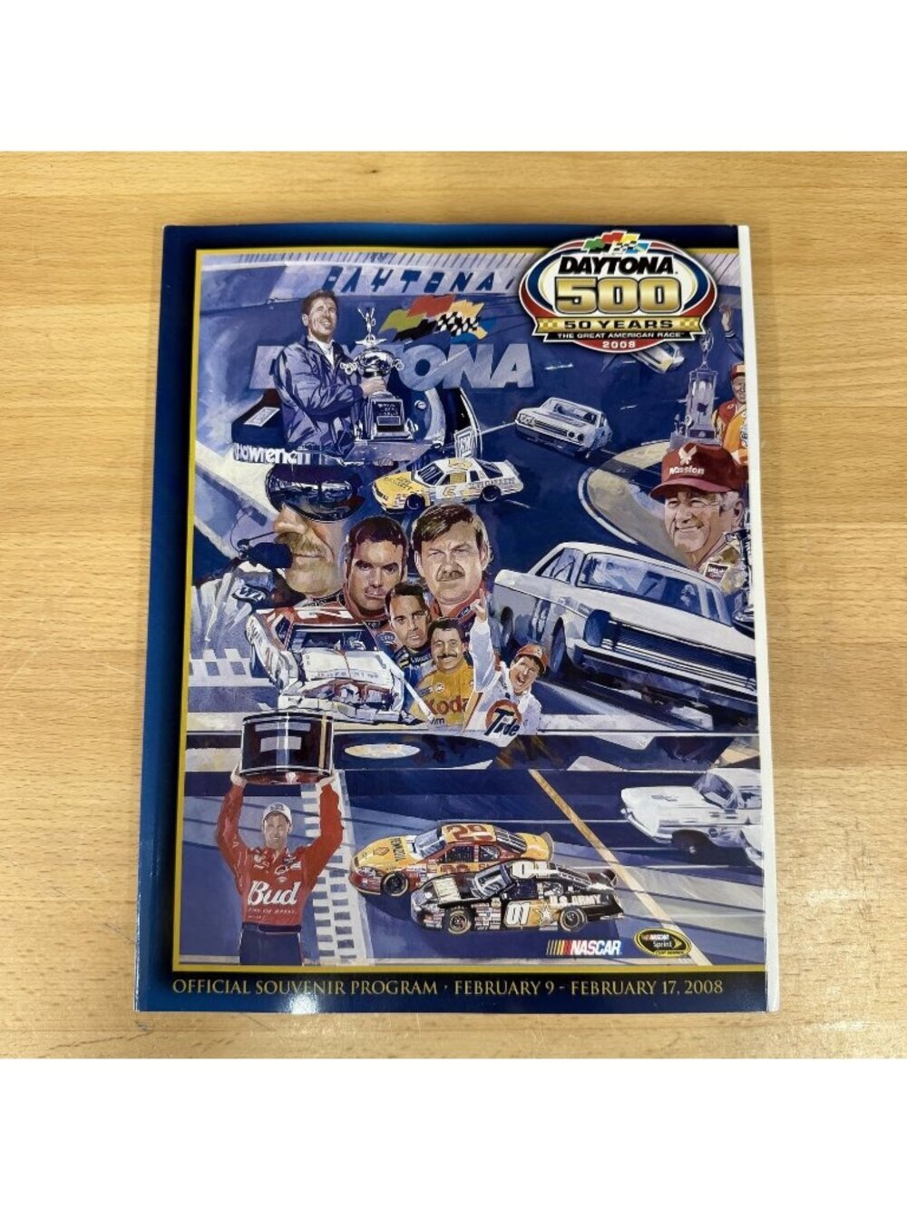 Nascar 2008 Daytona 500 50th Anniversary Official Souvenir Program Magazine